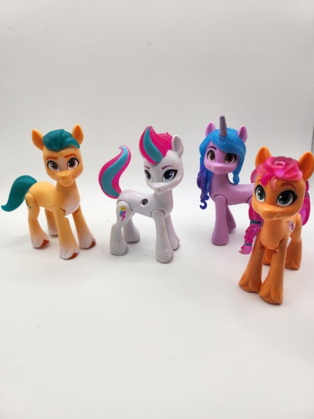 My Little Pony A New Generation Lot 4 Posable 3" Figures Sunny Izzy Zipp Hitch